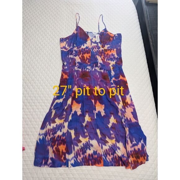 🪻 The Drop Violet Watercolor Maxi Dress 3X – NWT - Picture 11 of 12